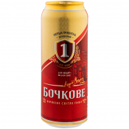 Пиво Перша приватна броварня Бочковое свет фил пас 4.8% 0.5л - Фото