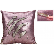 NY ПОДУШКА ДЕК ПАЄТКИ РОЖ/ЗОЛ - Фото