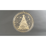 TH LED ФІГУРА ДИСК 36L Д21СМ : СНІГ - Фото