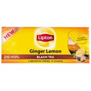 LIPTON ЧОР GINGER LEMON 25ПАК - Фото