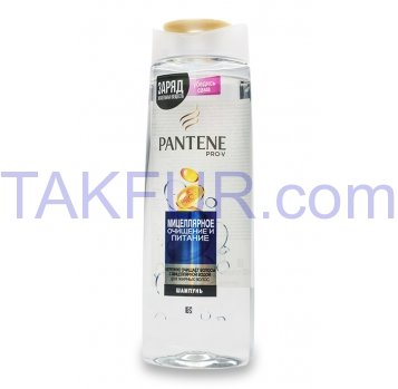 Шампунь Pantene Pro-V Мицеллярное очищ и пит жирн вол 400мл - Фото