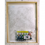 Набор для росписи Зимние картинки 40*50 в ассортименте - Фото