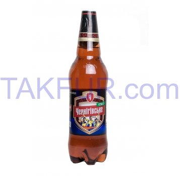 Пиво Чернігівське Крепкое светлое пастеризованное 7.5% 1л - Фото