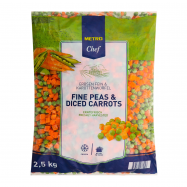 Смесь Metro Chef горошек с морковью быстрозамороженные 2.5кг - Фото