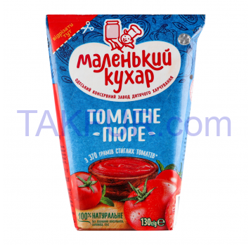 Пюре Маленький кухар томатное 130г - Фото