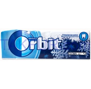 Жевательная резинка Orbit Winterfresh с ароматом ментола 14г - Фото