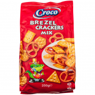 Смесь крекеров и брецелей Croco 250г - Фото