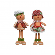 Фігура пряник дівчинка/хлопчик в асортименті 40см - Фото