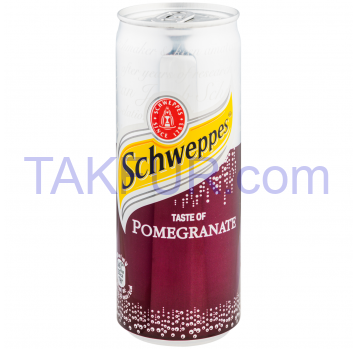 Напиток Schweppes Гранат безалкогольный сильногазиров 330мл - Фото