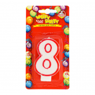 POMICHNYCYA СВІЧКА ЦИФРА ГЛАЗ : ВІСІМ - Фото