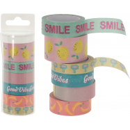 КЛЕЙК СТРІЧК ДЕКОРАТ 6 ШТ - Фото