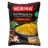 Вермишель Мівіна быстрого приг со вкусом грибов неострая 60г - Фото