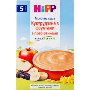 Каша молочная HiPP кукурузная с фруктами с 5-ти месяцев 250г - Фото