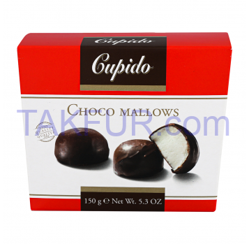 Маршмеллоу Cupido бельгийские с черным шоколадом 150г - Фото