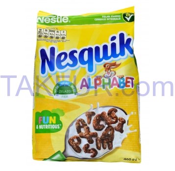 Завтрак сухой Nesquik Alphabet с витаминами 460г - Фото