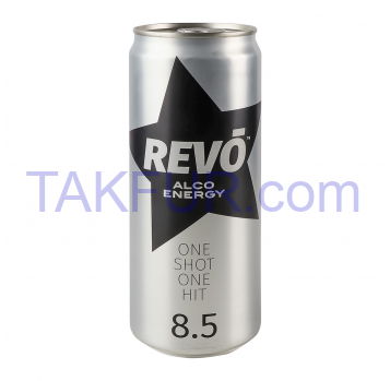Напиток энергетический Revo Alco Energy с/газ 8.5% 330мл - Фото