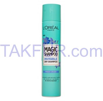 Шампунь сухой L’Oréal Magic Shampoo Взрыв свежести 200мл - Фото