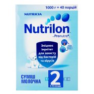Смесь Nutrilon 2 сухая молочная для детей 6-12 месяцев 1000г - Фото