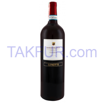 Вино Lenotti Bardolino Classico полусухое красное 12% 0.75л - Фото
