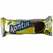Печенье-сэндвич Super Kontik со вкусом лимона 76г - Фото