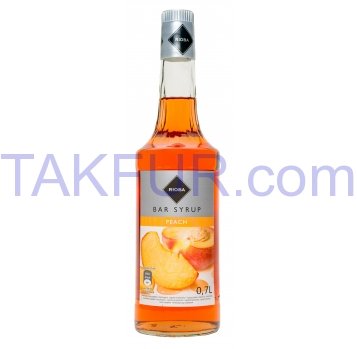 Сироп Rioba Bar Syrup со вкусом персика 0,7л - Фото