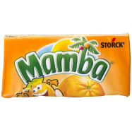 Конфеты Mamba жевательные со вкусом апельсина 26,5г - Фото