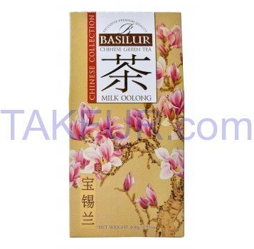 Чай Basilur Молочный Улун китайский зеленый 100г - Фото