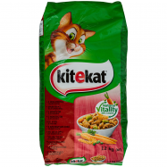 Корм для кошек Kitekat с говядиной и овощами сухой 12кг - Фото