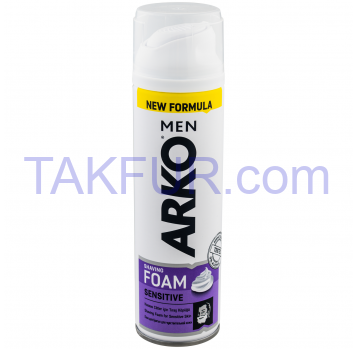 Пена для бритья Arko Men Sensitive 200мл - Фото