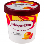 Haagen-Dazs мороженное с начинкой манго-малина 400г