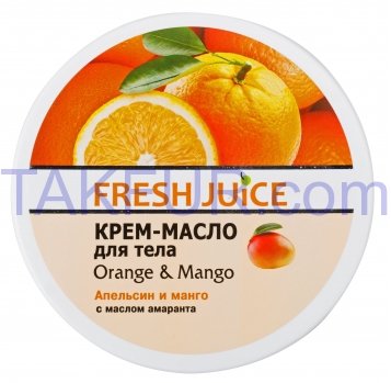 Крем-масло для тела Fresh Juice Апел и манго 225мл - Фото