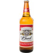 Пиво Bud светлое стеклянная бутылка 0.75л - Фото