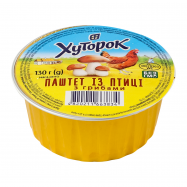 Паштет Хуторок из птицы с грибами 130г - Фото