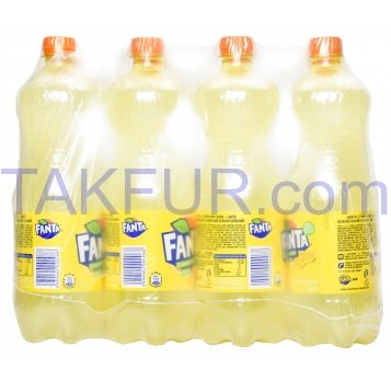 Напиток Fanta с лимонным соком безалког сильногазиров 1л - Фото