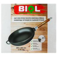 Сковорода БІОЛ зі знімною ручкою чавунна 26см 1шт - Фото