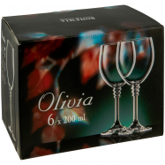 BOH БОКАЛ Д/ВИНА OLIVIA200МЛХ6 - Фото