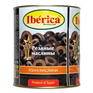 Маслины Ibérica резаные 3000г - Фото