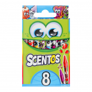 Набор карандашей-мини Scentos Дружеская компания 8цветов 1шт - Фото
