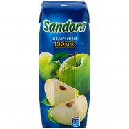 Сок Sandora Яблочный 250мл - Фото