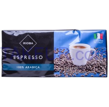 Кофе Rioba Espresso натур/жареный молотый 250г*4шт 1000г - Фото