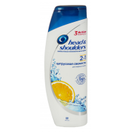 Шампунь+Бал-опол Head & Shoulders 2в1 Цитр Свеж пр пер 400мл - Фото
