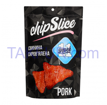Снеки мясные Марка Малицкого ChipSlice Pork сыровяленые 30г - Фото