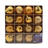 НАБІР  КУЛЬКИ ЯЛИНКОВІ 16 ШТ - Фото