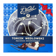 Торт E.Wedel шоколадно-вафельный с белым шоколадом 250г - Фото