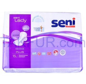 Прокладки Seni Lady Plus урологические 15шт - Фото
