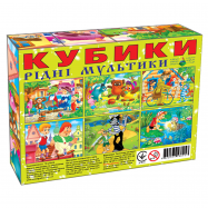 КУБИКИ В АСОРТ, 12ШТ : РІДНІ МУЛЬТИКИ - Фото
