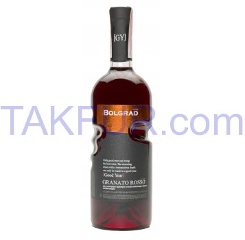 Вино Bolgrad Granato Rosso полусладкое красное 9-13% 0,75л - Фото