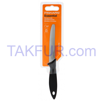 Нож Fiskars Essential №1023779 для томатов 12см 1шт - Фото