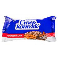 Печенье-сэндвич Konti Супер Контик шоколадный вкус 100г