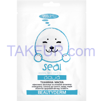 Маска для лица BeautyDerm Seal Aqua тканевая 25мл - Фото